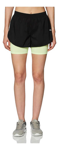 Short Puma Run Favorite Woven 2in1 3 Sh Ligero Y Cómodo Bicolor Lisa L