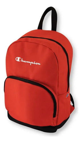 Mochila Champion Zone Backpack Unisex Clásica G07xuss2509114 Rojo Lisa