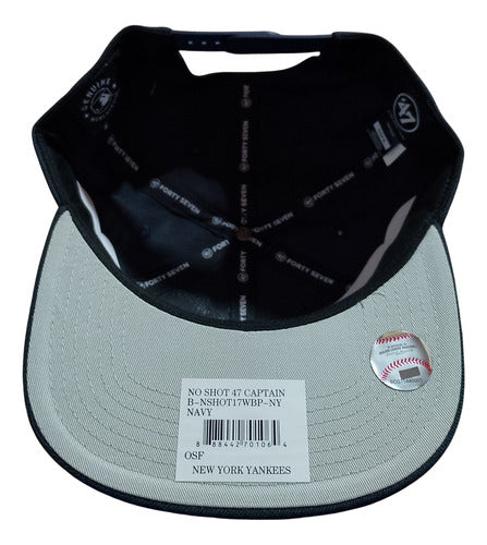 Gorra 47 Brand No Shot 47 Captain Unisex Azul Oscuro Unitalla Lisa