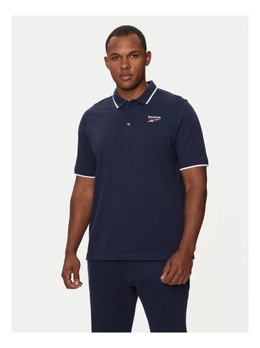 Playera Polo Identity Small Logo Caballero Orig