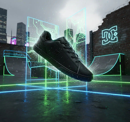 Tenis Dc Shoes Notch Sn Mx Shoe Bb2 Niña/o Adbs300361bb2 Negro Lisa 18.5 Mx