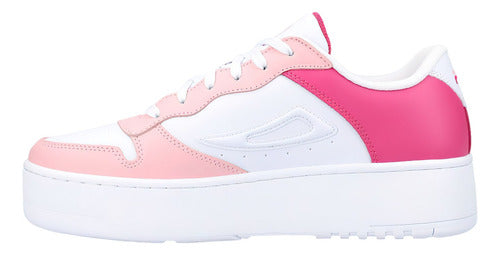 Tenis Fila Fx-115 Mujer 5cm02152152 Comodo Original Moda Blanco Lisa 25.5 Mx