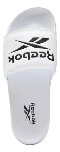 Sandalias Reebok Classic Slid Unisex Comodidad Y Moda Blanco Lisa 28 Mx