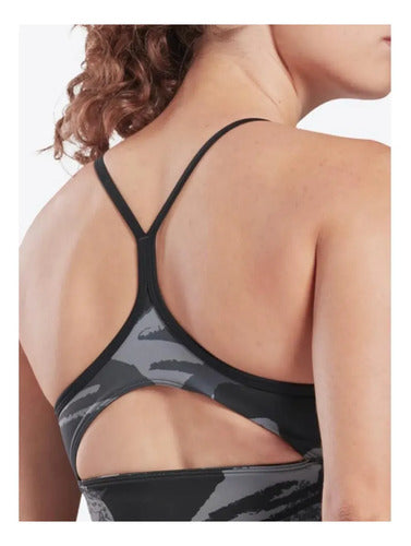 Top Reebok Wor Aop Tri Back Brtop Super Confortable Multicolor Lisa S