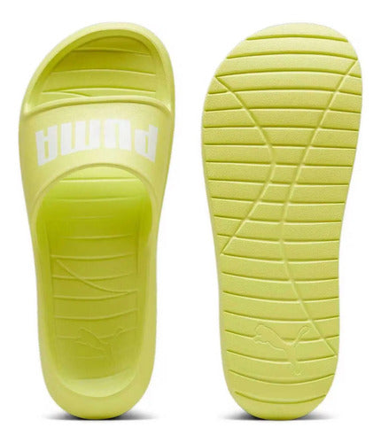 Sandalias Puma Divecat V2 Lite Unisex Casual Verde Limón Lisa 29 Mx