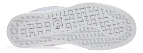 Tenis Dc Notch Sn Mx J Shoe Adjs100128ws4 Tendencia Moda Lavanda Lisa 4,5 Mx