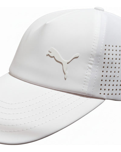 Gorra Puma Perforated Bb Caballero 02558702 Original Blanco Unitalla Lisa