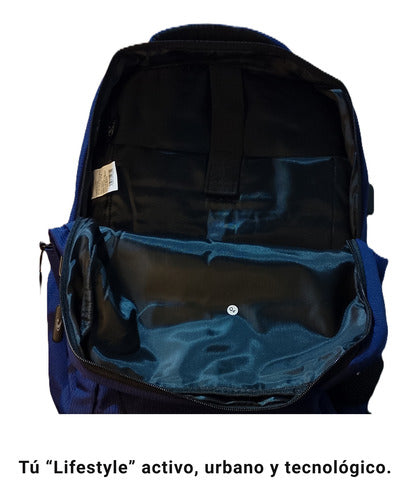 Mochila O Neill Unisex On5242mno Original Moda Azul Lisa