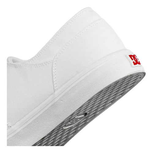 Tenis Dc Shoes Flash 3 Tx Mx (wht) Caballero Adys300795wht Urbano Original Moda Blanco Lisa 27.5 Mx