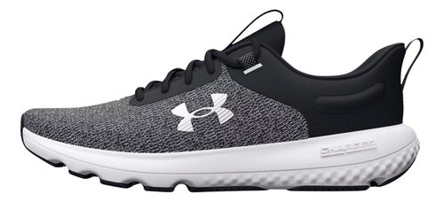 Tenis Under Armour W Charged Revitalize 3026683001 Original Gris Oscuro Lisa 23 Mx