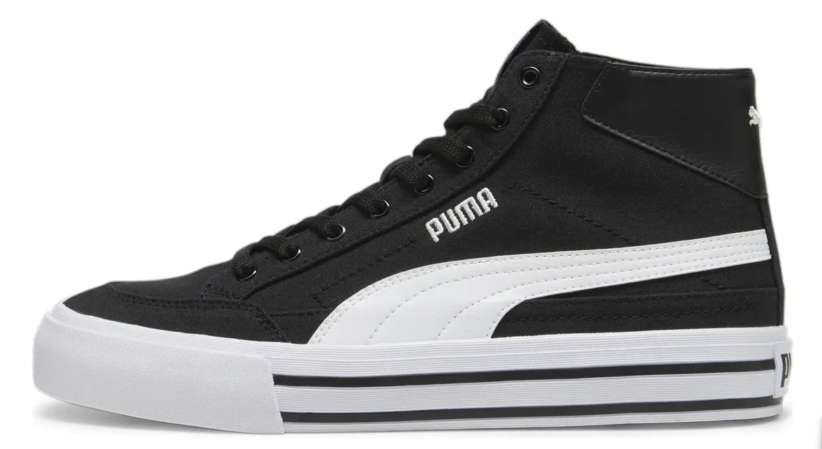 Tenis Puma Court Classic Vulc Mid de adulto unisex
