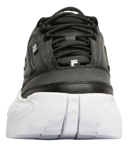 Tenis Fila Twister, Look Y Estilo Original Negro Lisa 23 Mx