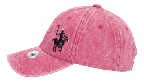 Gorra Polo Club Yorkshire Unisex, Original Ajuste Perfecto Vino Unitalla Lisa