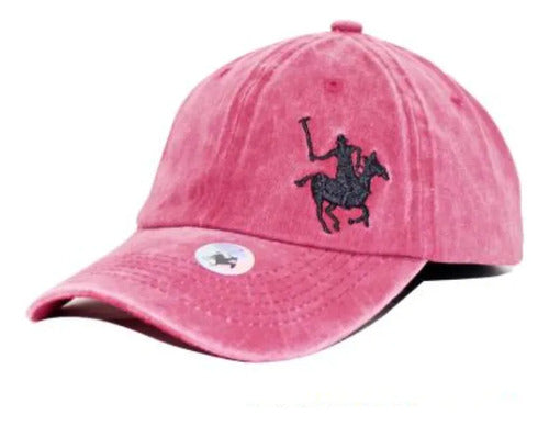 Gorra Polo Club Yorkshire Unisex, Original Ajuste Perfecto Vino Unitalla Lisa