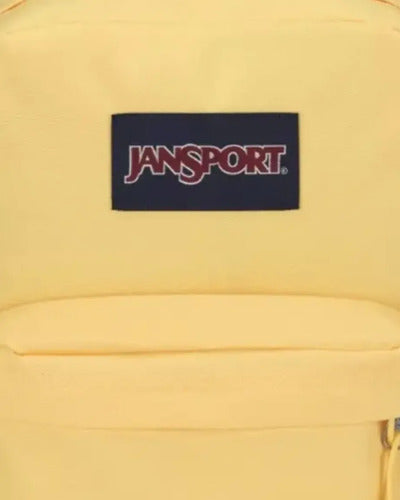 Mochila Jansport Superbreak Unisex, Práctica Con Gran Estilo Amarillo Pastel Lisa