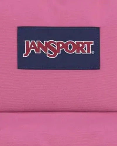 Mochila Jansport Cross Town Dama, Espaciosa Y Versátil Rosa Chicle Lisa