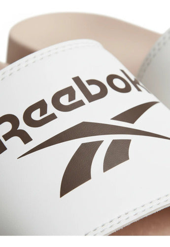 Sandalias Reebok Fulgere Slide Unisex Confort Absoluto Beige/crema Lisa 24 Mx