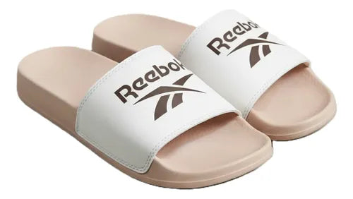 Sandalias Reebok Fulgere Slide Unisex Confort Absoluto Beige/crema Lisa 26 Mx