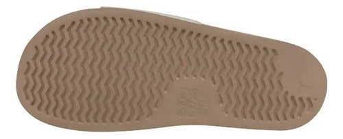 Sandalias Reebok Fulgere Slide Unisex Confort Absoluto Beige/crema Lisa 26 Mx