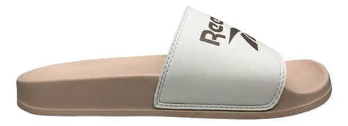 Sandalias Reebok Fulgere Slide Unisex Confort Absoluto Beige/crema Lisa 26 Mx