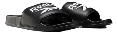 Sandalias Reebok Classic Slid Dama Cómodas Originales Negro Lisa 23 Mx