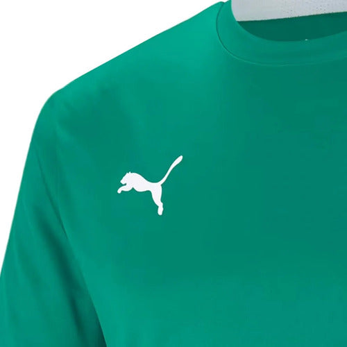 Playera Puma Teamliga Jersey Caballero, Comodidad Deportiva Esmeralda