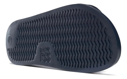 Sandalias Reebok Fulgere Slide Caballero, Confortables Azul Marino Lisa 27 Mx