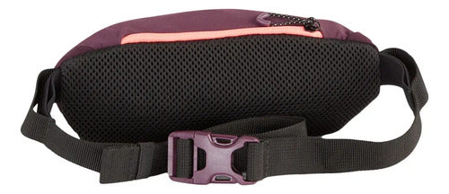 Cangurera Puma Pr Classic Dama, Ajuste Perfecto Y Comodidad Vino Oscuro/rosa Neón Lisa