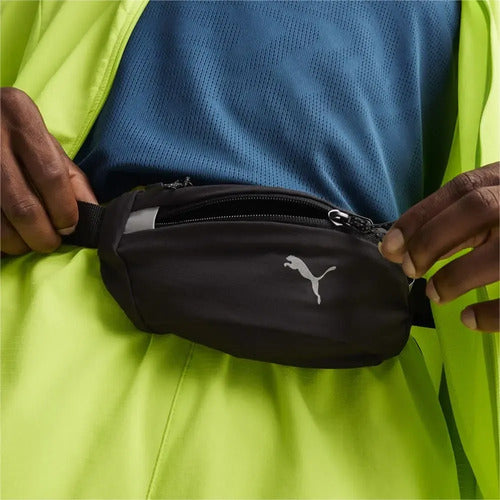 Cangurera Puma Pr Classic, Deportiva Minimalista Negro Lisa