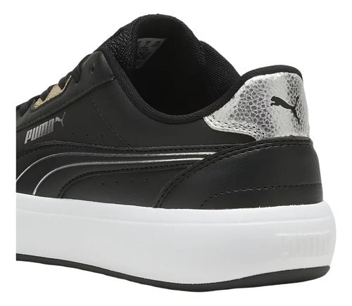 Tenis Puma Tori Metallic Shine Casual Original Moda Negro Lisa 26.5 Mx