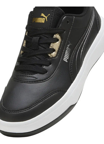 Tenis Puma Tori Metallic Shine Casual Original Moda Negro Lisa 26.5 Mx