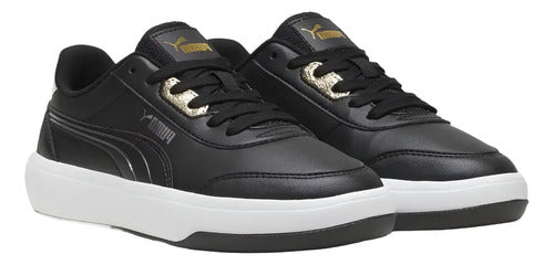 Tenis Puma Tori Metallic Shine Casual Original Moda Negro Lisa 26.5 Mx
