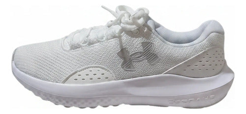 Tenis Under Armour Charged Surge 4 Dama Running Deportivos Blanco Lisa 5.5 Mx