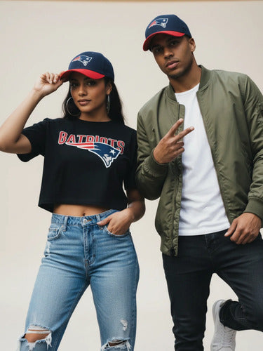 Gorra New Era 9forty New England Patriots Unisex Icónica Azul 1.000 Liso