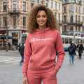 Sudadera Champion Dama Episs23s14w3 Clásica De La Moda Xs Rosa Lisa