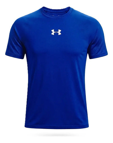 Playera Under Armour Caballero Original Confortable Azul Rey Lisa S