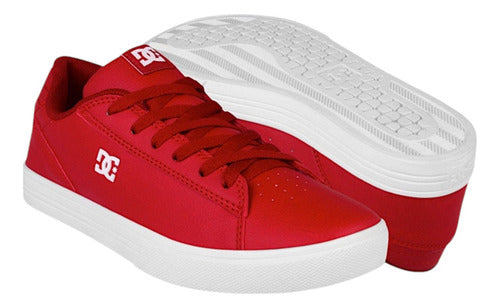 Tenis Mujer Dc Shoes Adjs100128ath Rojo Notch Sn Mx Original Rojo 2,0 Mx