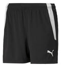 Short Puma Teamliga Dama Ligero Y Transpirable Negro Lisa Xs
