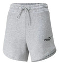 Short Puma Ess 5 High Waist Dama Ajuste Cómodo Gris Lisa M