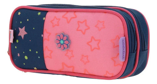 Lapicera Estuche Chenson Happy Girl Estar Bicolor Estampado