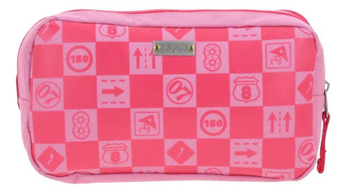 Lapicera Doble Chenson Peach Mario Bros Gogo Rosa Estampado