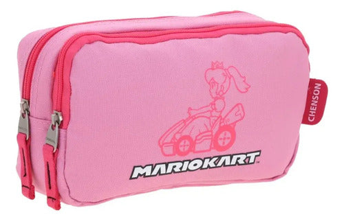 Lapicera Doble Chenson Peach Mario Bros Gogo Rosa Estampado