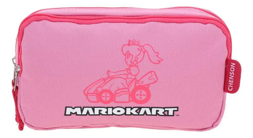 Lapicera Doble Chenson Peach Mario Bros Gogo Rosa Estampado