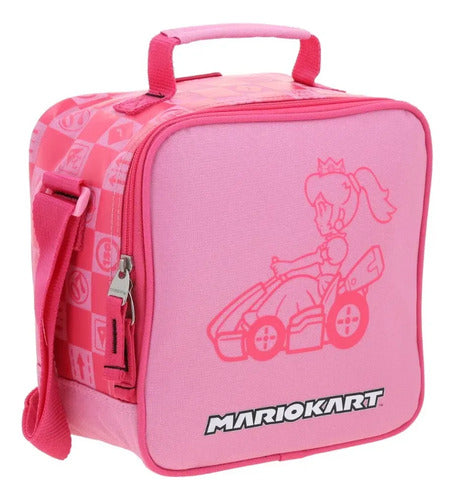 Lonchera Térmica Chenson Peach Mario Bros Gogo Rosa Estampado