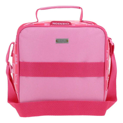 Lonchera Térmica Chenson Peach Mario Bros Gogo Rosa Estampado