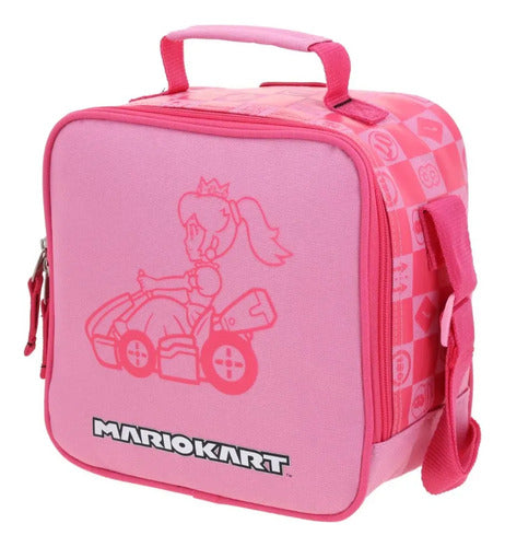Lonchera Térmica Chenson Peach Mario Bros Gogo Rosa Estampado