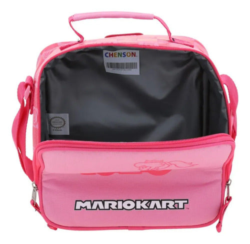 Lonchera Térmica Chenson Peach Mario Bros Gogo Rosa Estampado