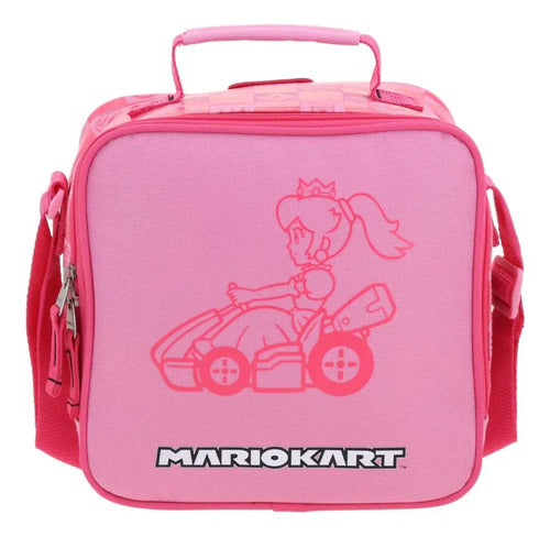Lonchera Térmica Chenson Peach Mario Bros Gogo Rosa Estampado