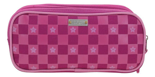 Lapicera Escolar Chenson Mario Bros Peach Barb Rosa Púa