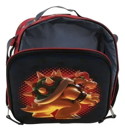 Lonchera Escolar Mario Bros Bowie Bicolor Estampado